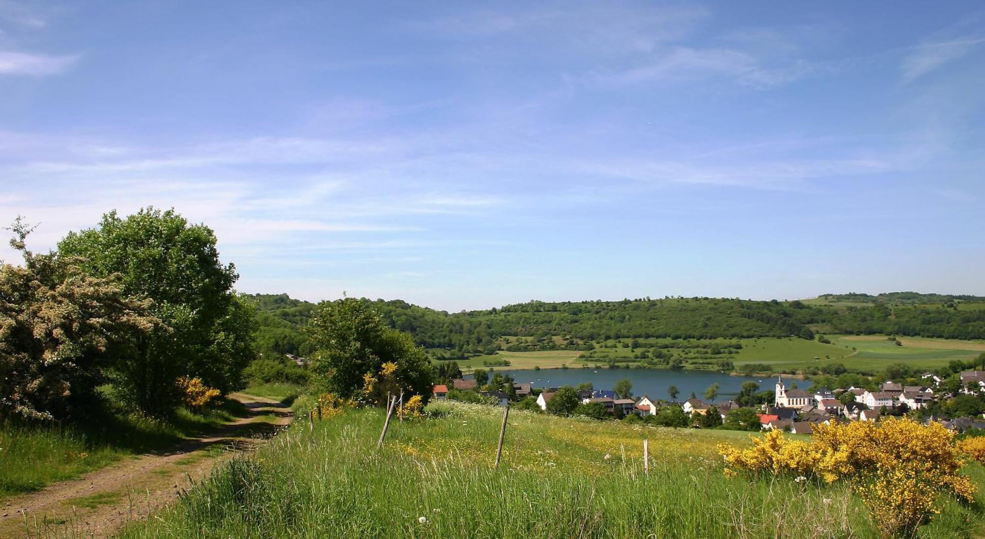 Fewo-Eifel-Mediterran Apartment Schalkenmehren Luaran gambar